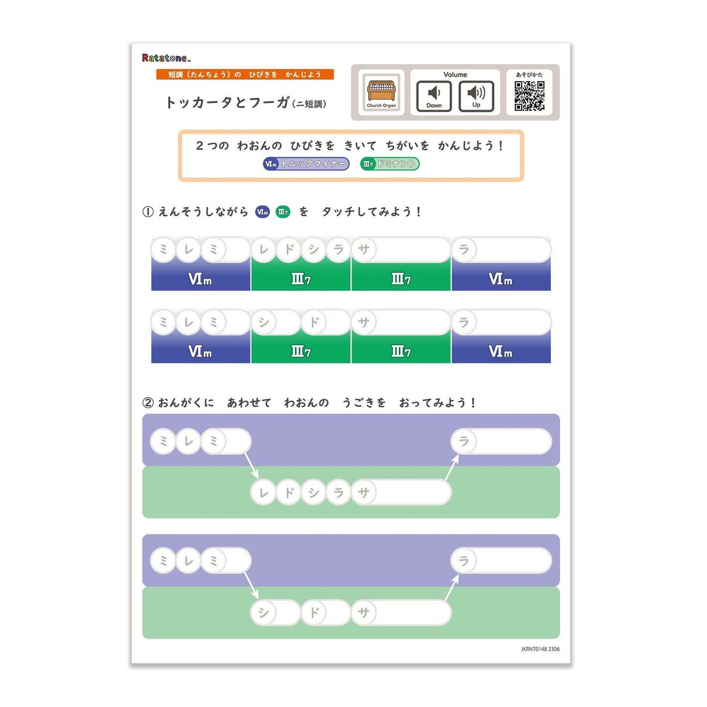 Ratatone 楽譜 短調シリーズ:トッカータとフーガ