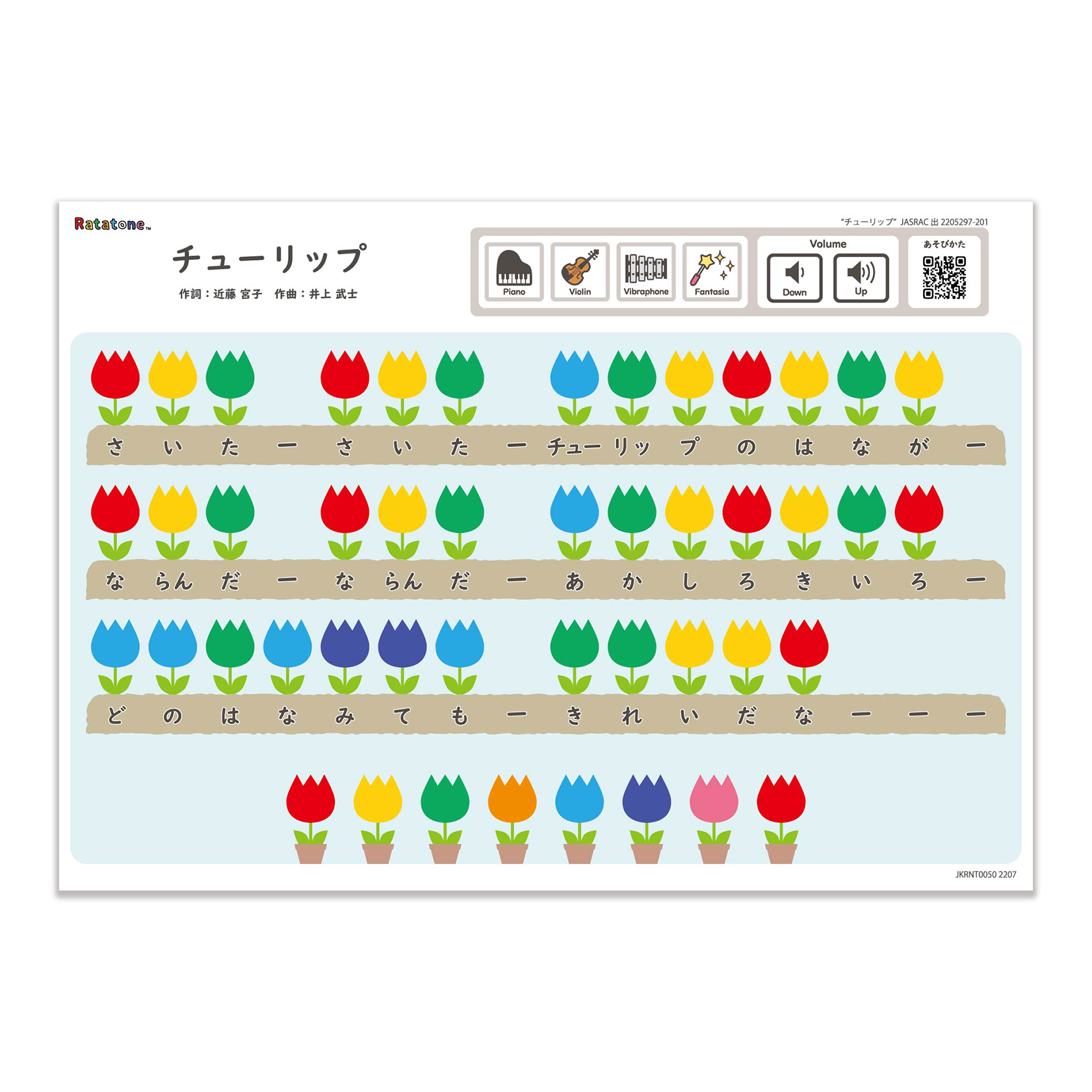 当時物 チューリップ TULIP ライブコピー ピアノ楽譜