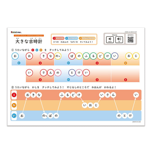 Ratatone 楽譜 TDSを感じよう:大きな古時計