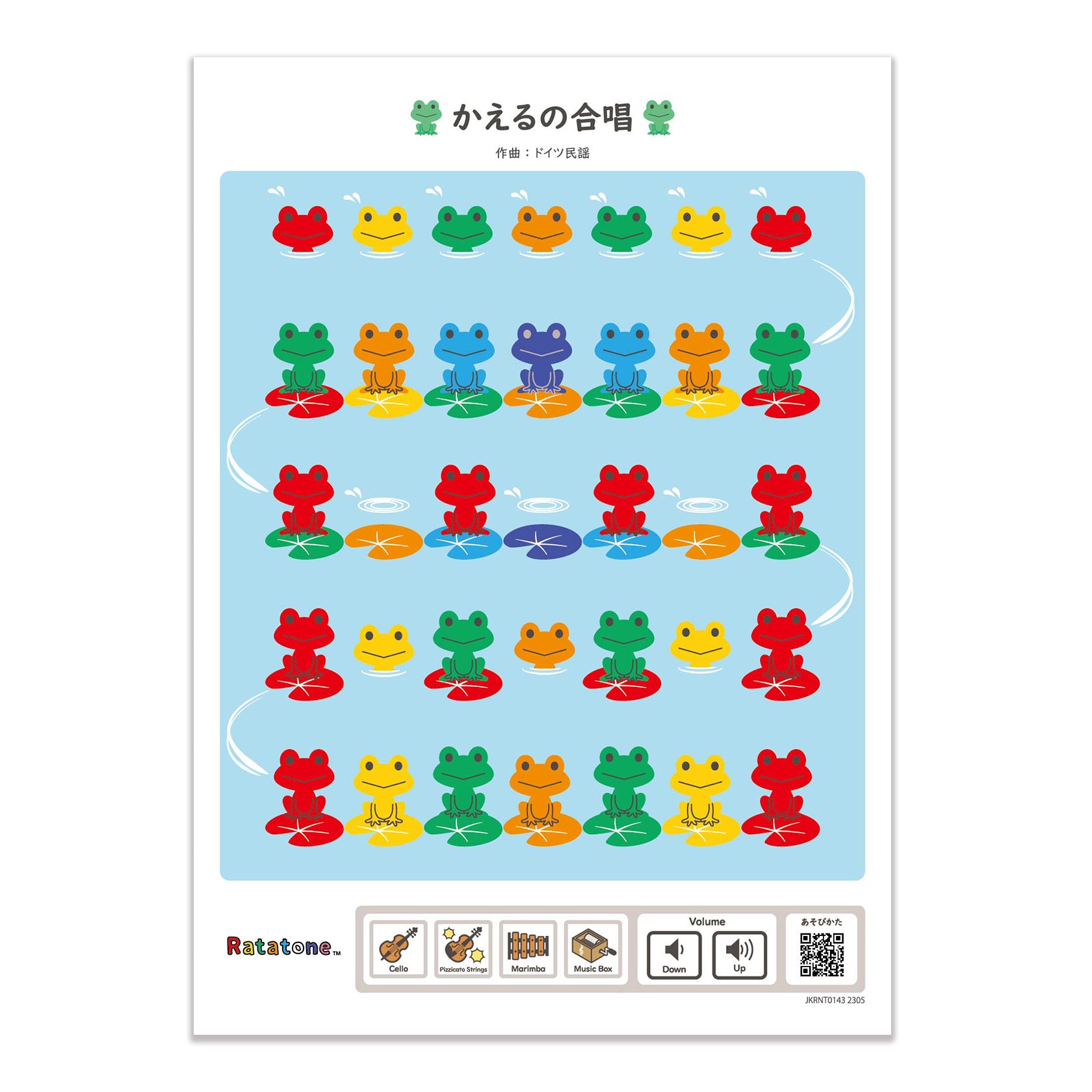 Ratanotes 季節のうた：かえるの合唱